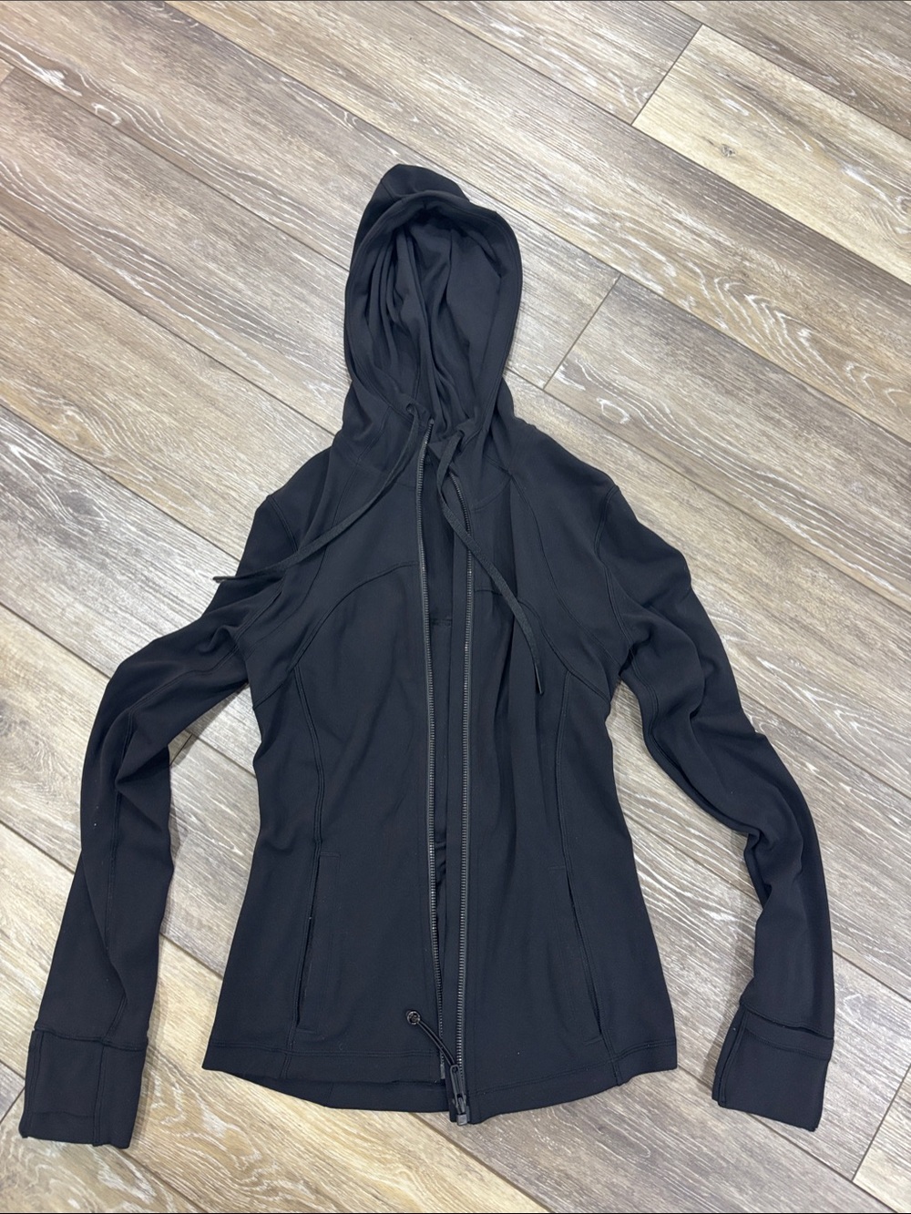 lululemon athletica Black Hooded Utility Jacket